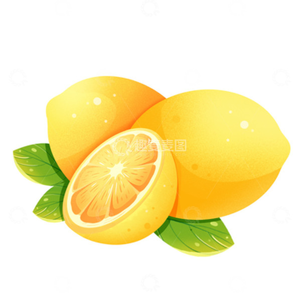 源文件下载【趣麦麦图】-夏天水果水果柠檬元素