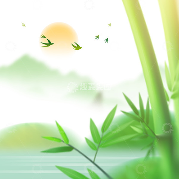 源文件下载【趣麦麦图】小暑节气夏天风景插画元素