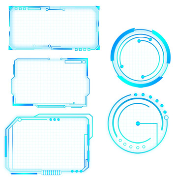 未来科技感边框