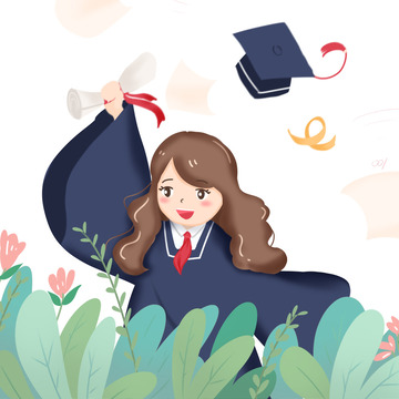 毕业季学士服我们毕业啦