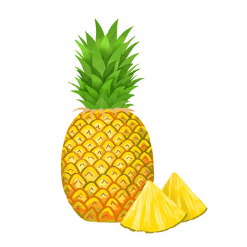 夏日水果菠萝凤梨果肉