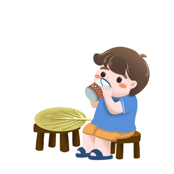 天热注意多喝水