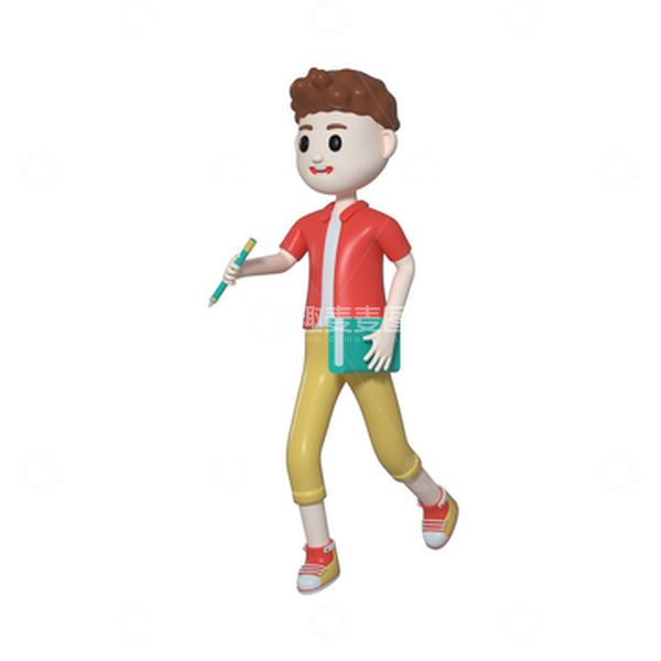 源文件下载【趣麦麦图】3D立体暑假培训招生夏令营艺术班