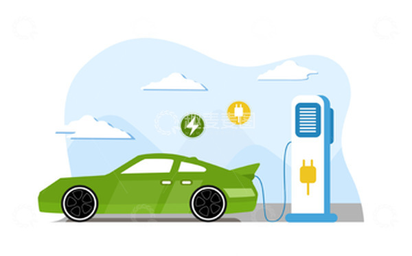 源文件下载【趣麦麦图】-充电能源小汽车