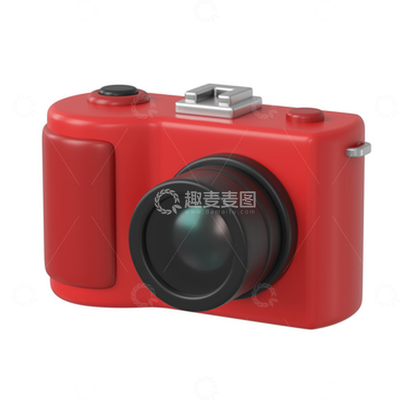 源文件下载【趣麦麦图】C4D立体旅游相机