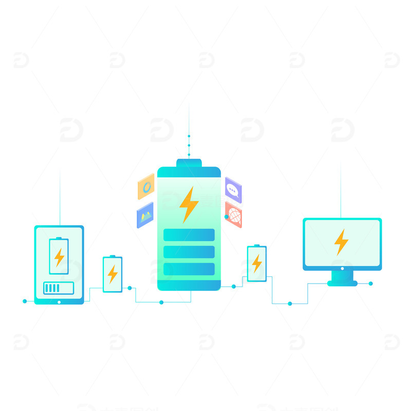 源文件下载【趣麦麦图】绿色能源科技环保绿色节能