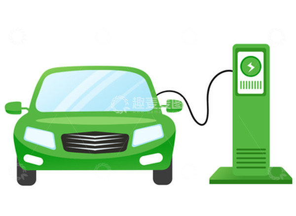源文件下载【趣麦麦图】-新能源车充电元素