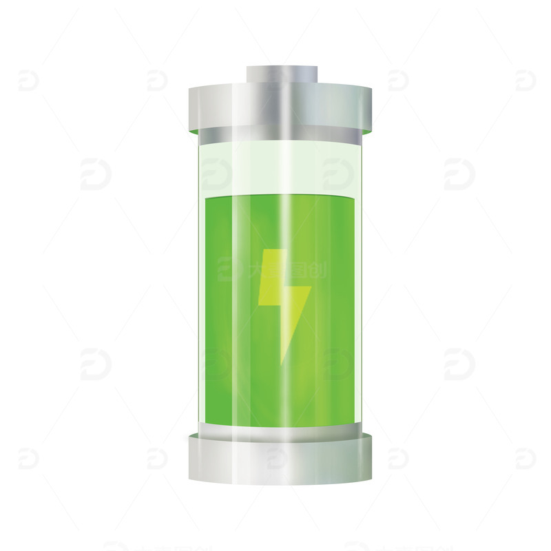 源文件下载【趣麦麦图】新能源电池未来科技