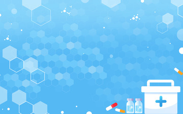 商务科技医疗医学蓝色简约海报背景