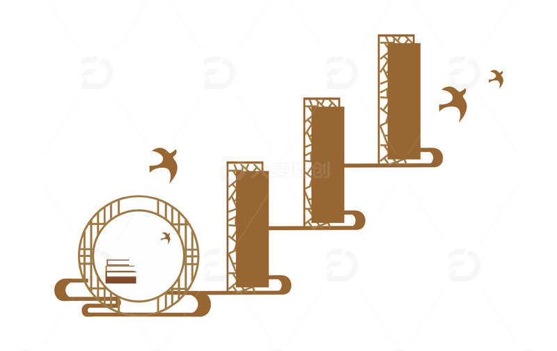 学校楼梯文化墙设计