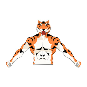 威武霸气老虎动物