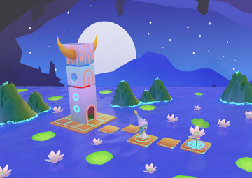 c4d纪念碑谷设计