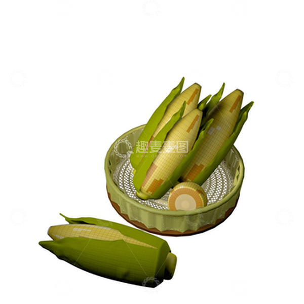 源文件下载【趣麦麦图】立秋收获农作物玉米卡通元素