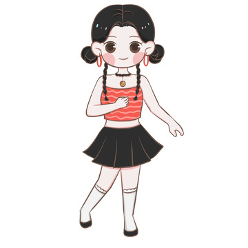 夏日多巴胺小女孩