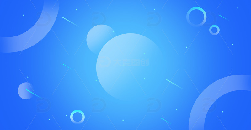 源文件下载【趣麦麦图】蓝色科技背景2