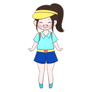 多彩多巴胺穿搭女孩