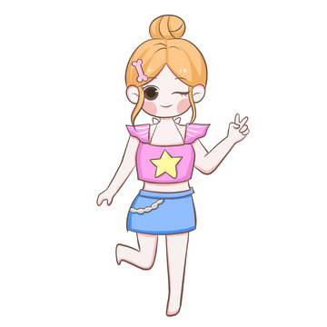 夏日多巴胺比耶女孩