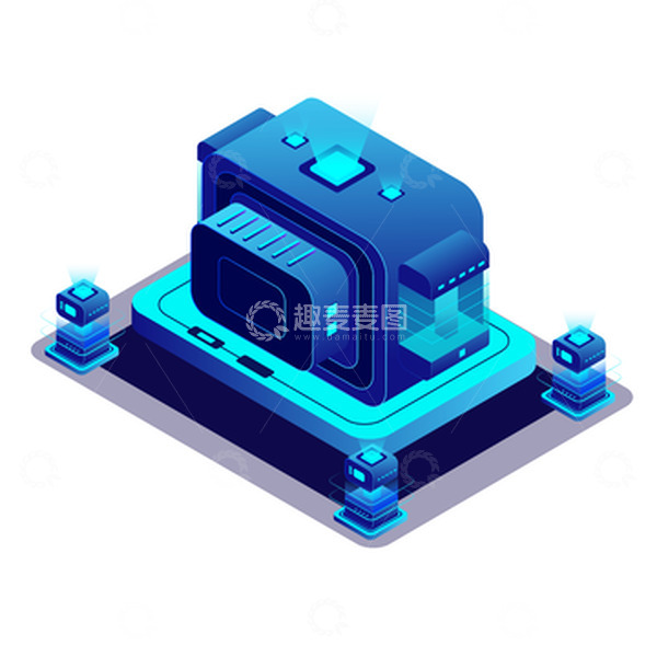 源文件下载【趣麦麦图】2.5d科技发电机