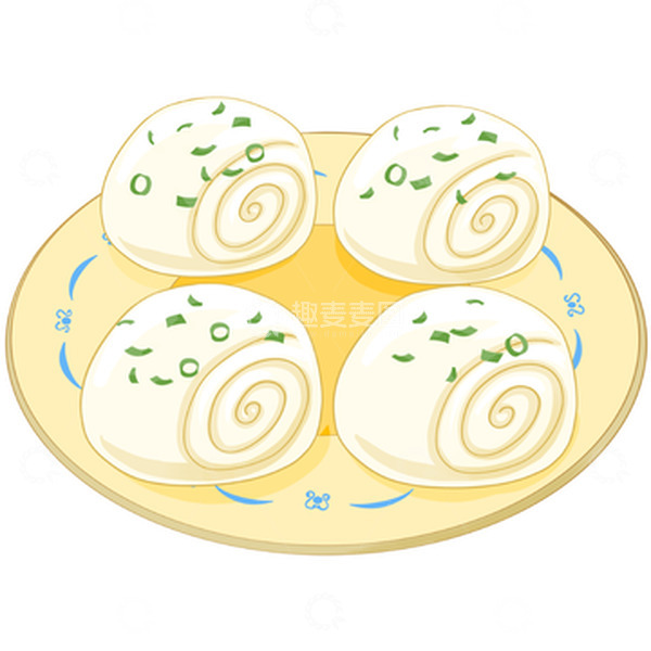 源文件下载【趣麦麦图】馒头面食面点面食