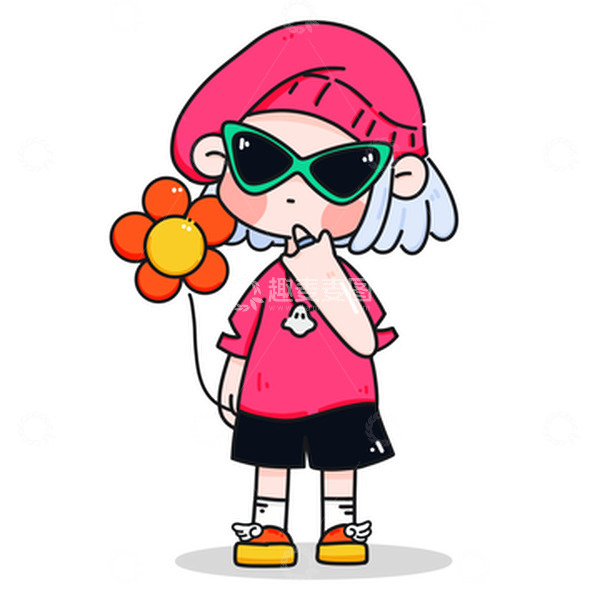 源文件下载【趣麦麦图】多巴胺人物元素