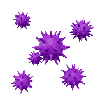 3D病毒细胞细菌