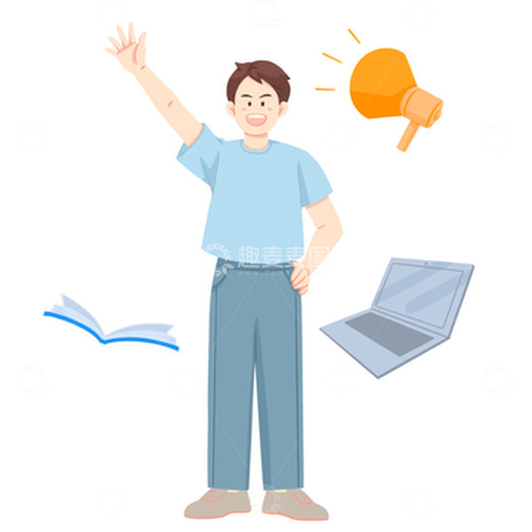 源文件下载【趣麦麦图】企业招聘精英人才