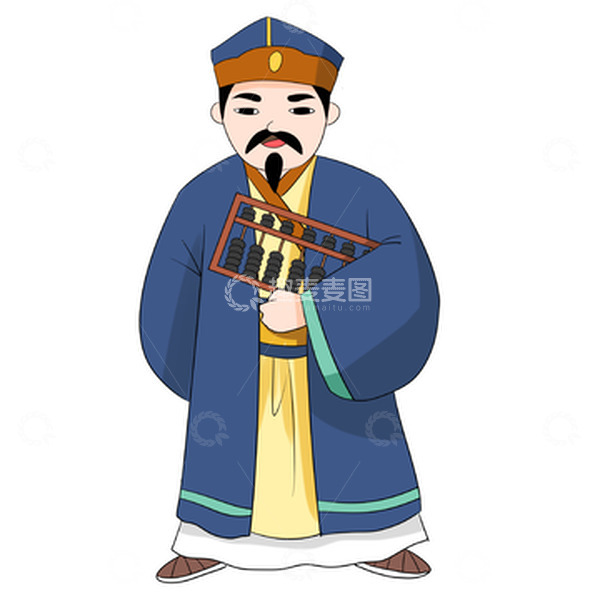 源文件下载【趣麦麦图】小商贩古代人物小贩