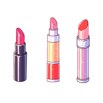 口红矢量插画