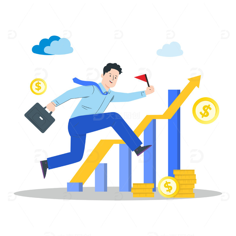 源文件下载【趣麦麦图】商务精英人物