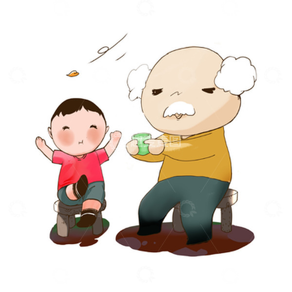 源文件下载【趣麦麦图】重阳节敬老爱老
