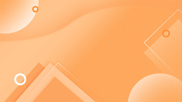 简约橙色几何海报背景设计