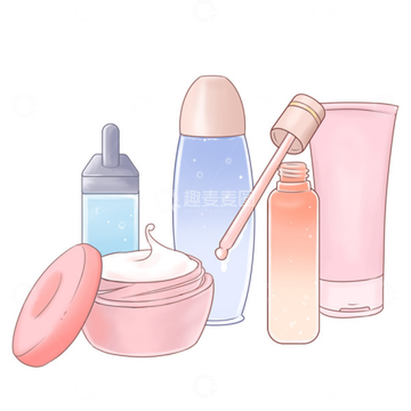 源文件下载【趣麦麦图】美容海报元素护肤精油美容保湿补水