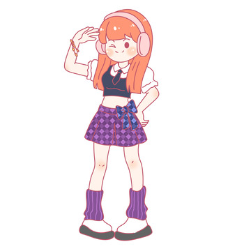 多巴胺穿搭飘漂亮女孩