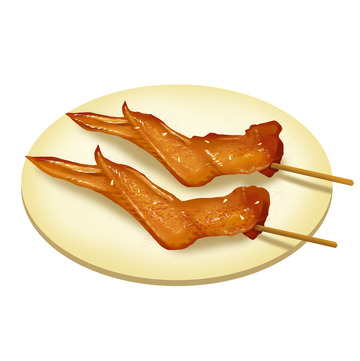 烧烤鸡翅膀烤全翅