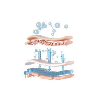 3D立体美容海报细胞皮肤组织