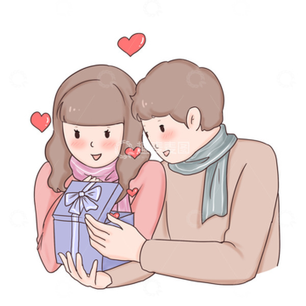 源文件下载【趣麦麦图】七夕情人节浪漫约会惊喜