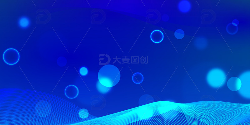 源文件下载【趣麦麦图】蓝色科技线条动感矢量背景