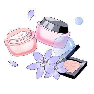 美容海报元素护肤美妆产品