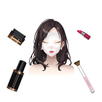 女性美容面膜护肤