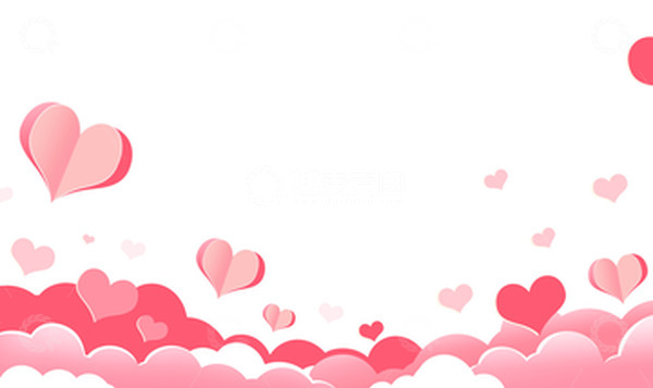 源文件下载【趣麦麦图】七情人节爱心剪纸元素