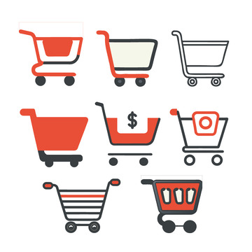 购物车图标矢量素材