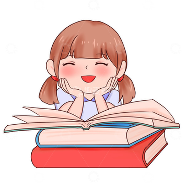 源文件下载【趣麦麦图】开学季学生快乐阅读
