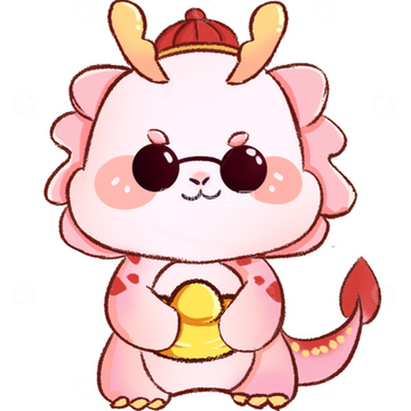 源文件下载【趣麦麦图】新年小龙龙年龙宝宝