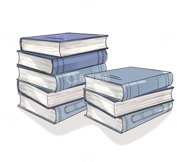 源文件下载【趣麦麦图】-开学季书本元素