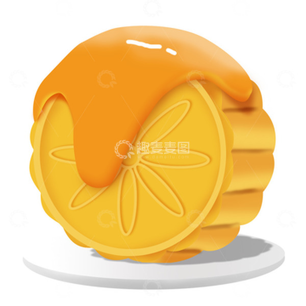 源文件下载【趣麦麦图】中秋节月饼手绘插画