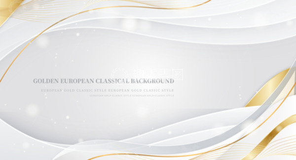 源文件下载【趣麦麦图】白色典雅大气欧式线条医美纹理装饰背景