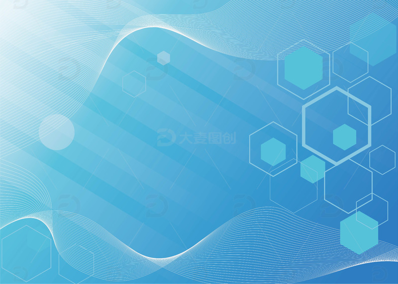 源文件下载【趣麦麦图】科技商务蓝色背景