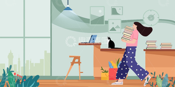 源文件下载【趣麦麦图】扁平噪点肌理风世界读书日手绘插画