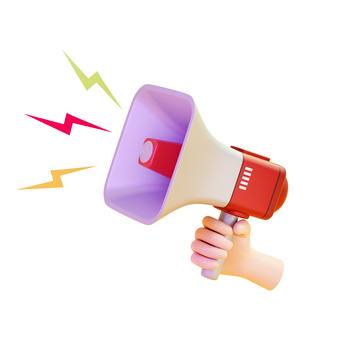 手持喊话器无线扩音器大喇叭3D模型