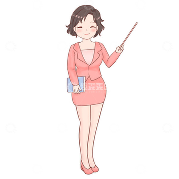 源文件下载【趣麦麦图】教师节老师上课人物